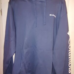 Columbia Blue Half-Zip Sweater with Embroidered Logo